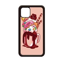 Donut Chocolate Copo de Biscoito Sorvete para iPhone 11 Pro Max Capa para Apple Mobile Case