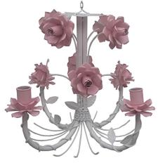 Lustre para Decoração de Quarto De Bebe Provençal Moderno Em Ferro