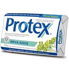 Sabonete Antibacteriano em Barra Protex Erva Doce 85g