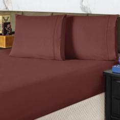 Jogo Cama Lençol Casal Conforto Percal 300 Fios 3 Peças - Casa Show En