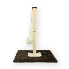 Arranhador Para Gatos Sisal Poste G com Bola Pelúcia Brinquedo - MIUPE