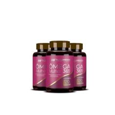 3X Omega Mulher 3 6 9 120Caps Hf Suplementos - HF Suplements