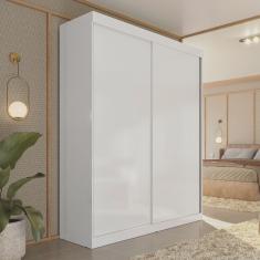 Guarda-Roupa Solteiro 2 Portas de Correr 2 Gavetas Peônia Yescasa