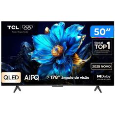 Smart TV 50" TCL 4K UHD QLED 50P7K Google TV AiPQ Google Assistente 3 