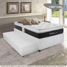 Bicama de Solteiro com Cama Auxiliar Herval Marselha, 57x88x188 cm