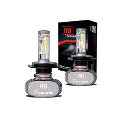 Kit Lampada Led Ultra Led R8 Premium H7 6000k 4000 Lumens