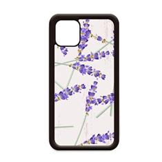 Capa de decoração de pintura de plantas de lavanda para iPhone 12 Pro Max para Apple Mini Mobile Case