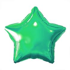 Balão Metalizado Estrela - Verde - 18 Polegadas