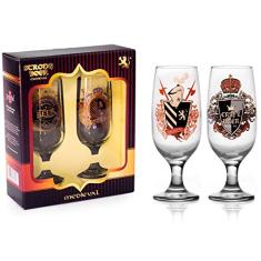 Presente 2 Taças Floripa Rótulos Cerveja Medieval