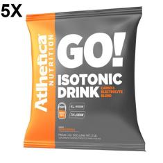 Kit 5X Go Isotonic Drink - 900g Refil Tangerina - Atlhetica Nutrition-Unissex