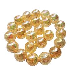 60 peças de contas de cristal acrílico coloridas de 16 mm pingentes redondos de contas de vidro para fazer joias, pulseiras, brincos, colar, adultos, contas, artesanato, artesanato, enfeite de Natal,