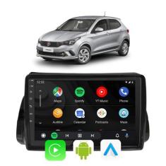 Central Multimidia Android-Auto Carplay Argo Cronos 2018 A 2021 2022 2