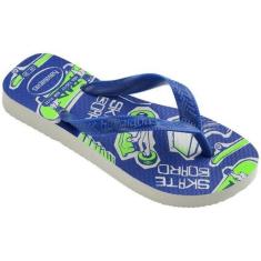 Chinelo Havaianas Infantil Athletic, Azul, 29