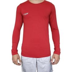 Camisa Térmica Manga Longa Topper Masculina Classic, Vermelho, M, Home