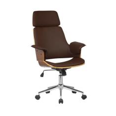 Cadeira De Escritório Giratória Coimbra Rivatti - Marrom