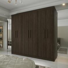 Guarda Roupa 6 Portas 4 Gavetas Supreme - Batrol Móveis