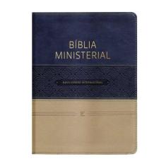 Bíblia Ministerial - NVI - Azul e Bege, Sortido