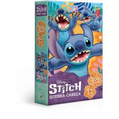 Quebra-cabeca cartonado stitch 200 pecas - TOYSTER
