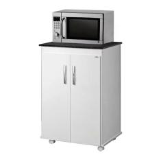 Balcao Cozinha Para Microondas Vitoria Branco Branco