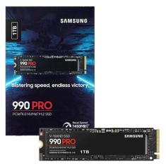 SSD M.2 1TB 990 Pro Samsung PCIe Gen 4.0 x4 NVMe 2.0 Leitura até 7450M
