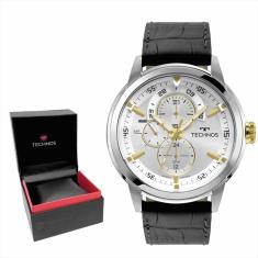Relógio Technos Masculino Grandtech Prata Nf