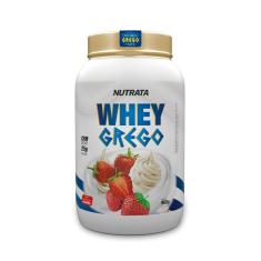 Whey grego 900g concentrado hidrolisado morango chantilly