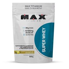 Max Titanium Super Whey (900G) - Sabor Baunilha