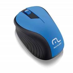 Mouse Sem Fio 2.4Ghz Preto E Azul Usb - Mo215 - Multilaser