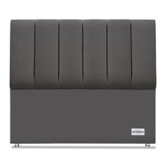 Cabeceira South Veluto Cinza Casal (11x140x125) - Ortobom
