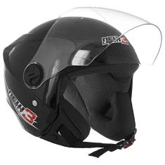 CAPACETE ABERTO PRO TORK NEW LIBERTY 3 SOLID PRETO TAM. 60