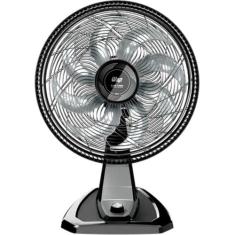 Ventilador 2 em 1 Wap Flow Turbo 50cm 8 Pás 3 Velocidades Preto e Cinz