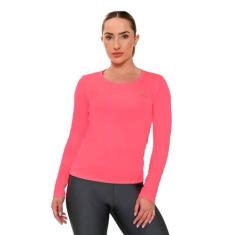 Camiseta Manga Longa Olympikus Essential Feminina Rosa, G