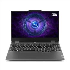 Notebook Lenovo LOQ 15IRX9 Intel Core i7-13650HX 16GB 512GB SSD RTX 4050 Linux 15.6" - 83KHS00100 Luna Grey