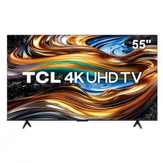 Smart Tv 55 Uhd 4k Tcl P755 Led Com Google Tv, Dolby Vision Preto Bivolt