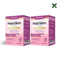 2X Hair, Skin & Nails Supreme D-Pantenol (2X 60 Cápsulas) - Maxinutri