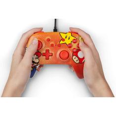 Controle Powera Com Fio (Mario Vintage) Para Nintendo Switch
