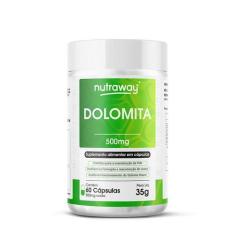 Dolomita - 500Mg - 60 Capsulas - Nutraway