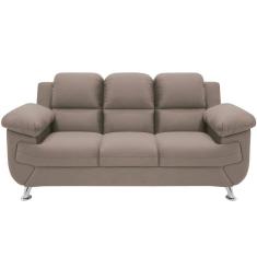 Sofá 2,02 Metros Linoforte Avalon, 3 Lugares, Veludo, Espuma D-33