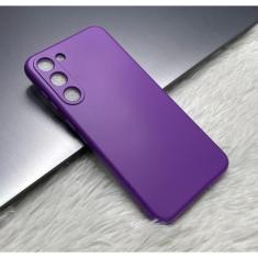 Capa Aveludada Compatível Para Samsung S24 Roxo - Dsitrbuidora Brita