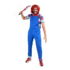 Fantasia Chucky Adulto O Boneco Assassino de Halloween - Sulamericana,
