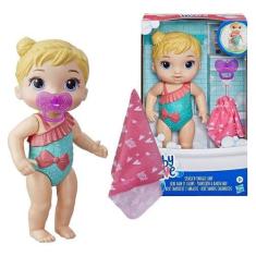 Boneca Baby Alive Banhos Carinhosos Loira Hasbro E8716, Colorido, Baby