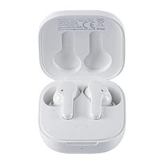Fone de ouvido sem fio QCY T13 TWS Bluetooth 5.1 com 4 microfones Touch Control IPX5 à prova d'água 40 horas de tempo de reprodução (Branco)