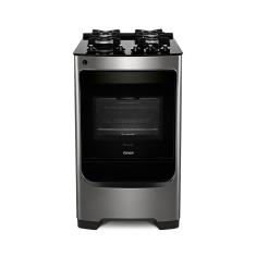 Fogão Consul 4 bocas com mesa de vidro e grade de ferro fundido - CFO4VAR