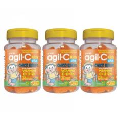 Kit C3 Suplemento Alimentar Agil C Plus C 40 gomas  Pharlab