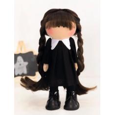 Boneca wandinha addams - boneca russa - Marias de Pano, Castanho claro