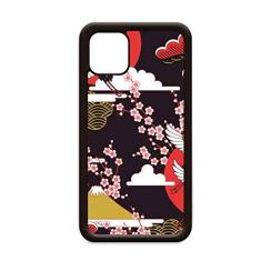 Japan Cranes Sakura Cloud Sun para iPhone 12 Pro Max Capa para Apple Mini Mobile Case