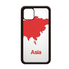 Capa vermelha com ilustração asiática para iPhone 11 Pro Max para Apple Mobile Case Shell