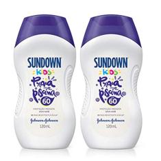 Kit com 2 Protetor Solar Sundown Kids Fps 60 120ml