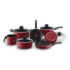 Conjunto De Panelas Rochedo Smart Vermelho - 7 Peças 