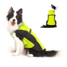 Casaco de inverno quente para cães, suéter Gimilife para clima frio, impermeável, roupas para cães, jaqueta acolchoada para cães pequenos, médios e grandes